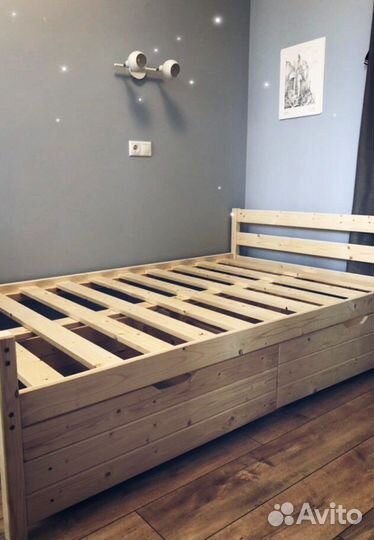 Кровать односпальная новая IKEA