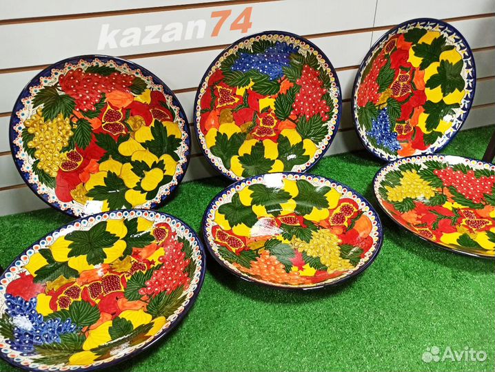 Большая тарелка 42см ляган узбекская посуда