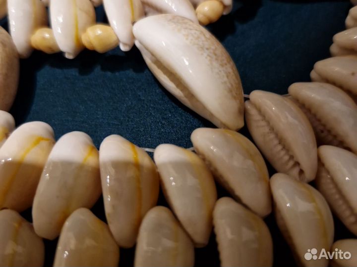 Салфетка из ракушек ручной работы