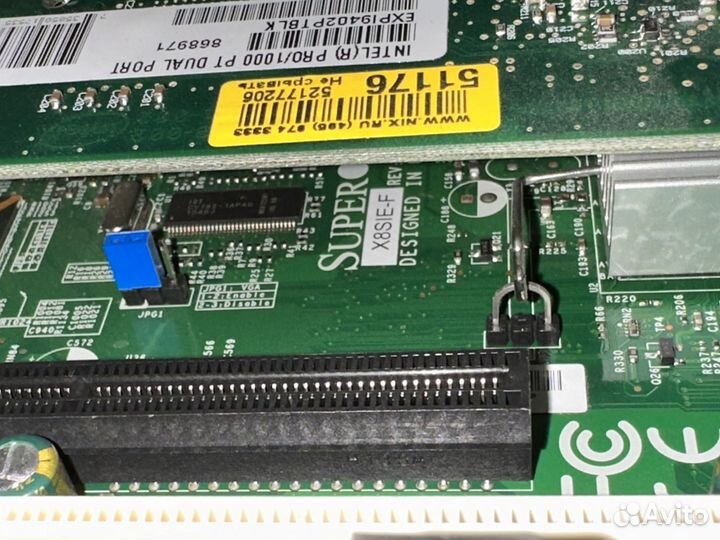 Сервер Supermicro на базе X8SIE-F сокет 1156