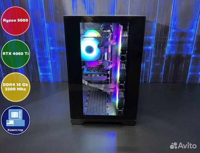 Сборки пк AMD5600-RTX4060Ti-16DDR4-HVF23519674-A520