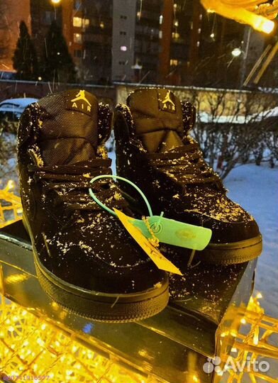 Кроссовки Nike Air Jordan тёплые (Арт.71402)