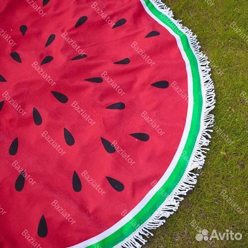 Полотенце покрывало пляжное арбуз