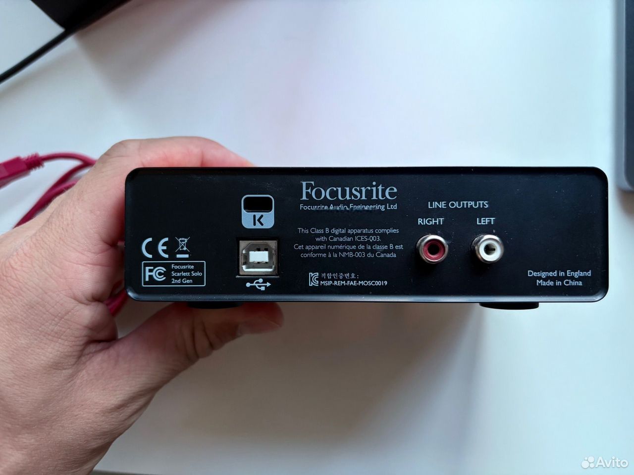 Звуковая карта focusrite scarlett Solo 2nd gen купить в Санкт ...