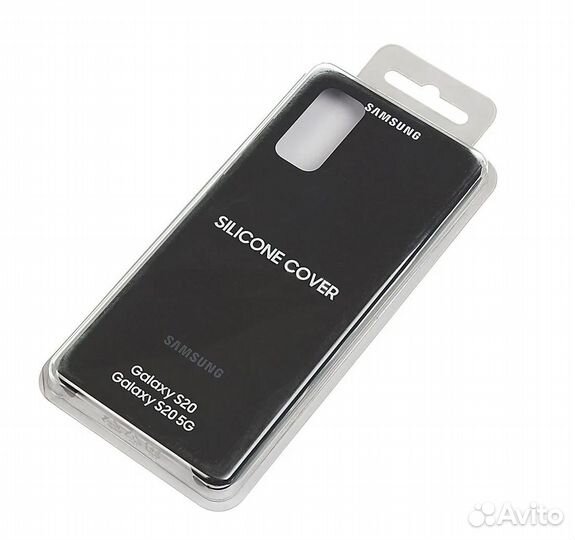 Чехол Samsung Silicone Cover для Galaxy S20 Чёрный