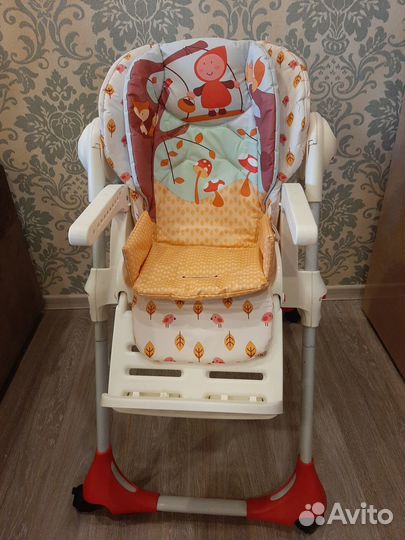 Стульчик для кормления chicco polly