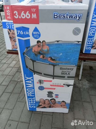 Бассейн каркасный огромный Новый