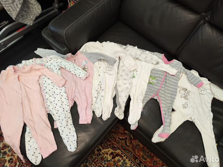 Вещи пакетом для девочки от 6 мес до 2х лет