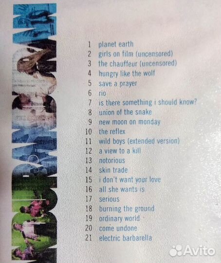 Видеокассета Duran Duran - Greatest - The videos