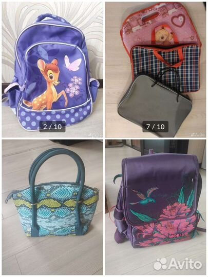 Рюкзак школьный, Сумка, папка с ручками