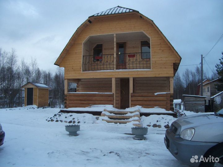 Рубим срубы домов,бань