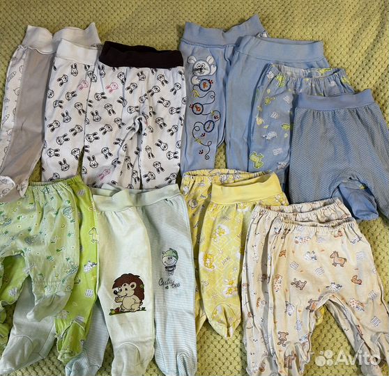 Десткие вещи пакетом для новорожденного 0-3 месяца