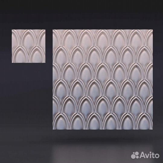 Гипсовая 3D панель 
