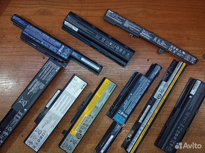 Аккумуляторы от ноутбуков Б.У. на разбор
