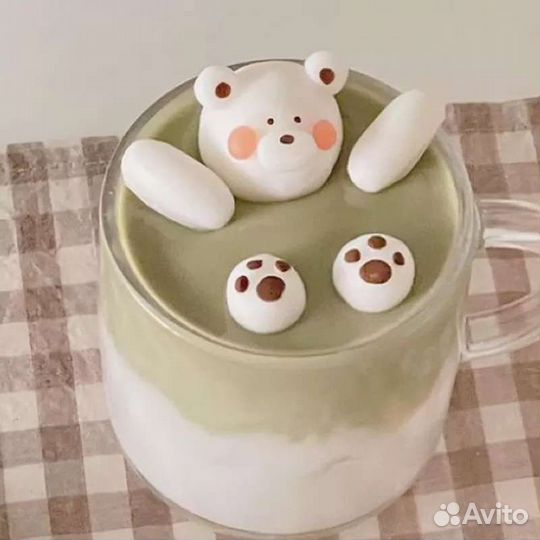 Силиконовый молд мишка