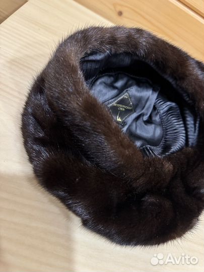 Берет женский норковый