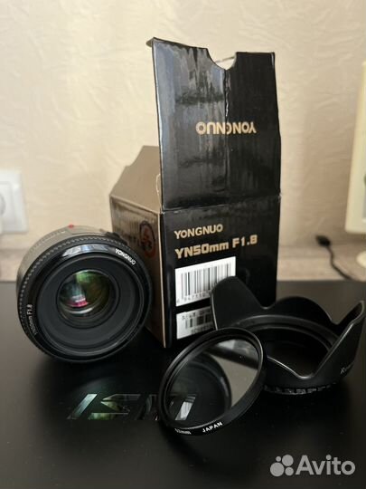 Объектив yongnuo 50mm 1.8