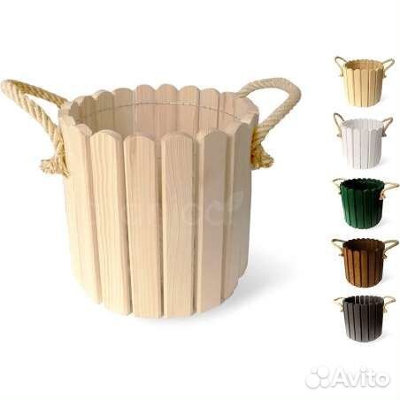 Кашпо из дерева