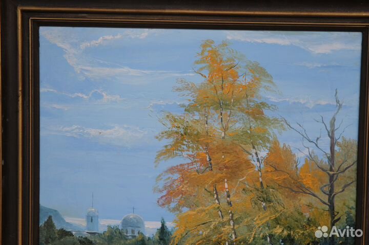 Картина Пейзаж Монастыря. Теплов В.Г