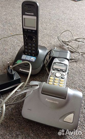 Panasonic радиотелефон. 2 шт