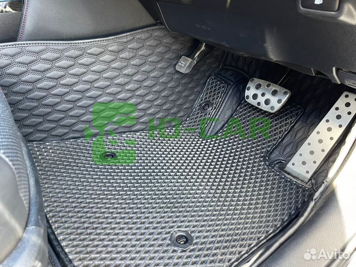 Коврики EVA 3D 3д с бортами Toyota Crown 210/220