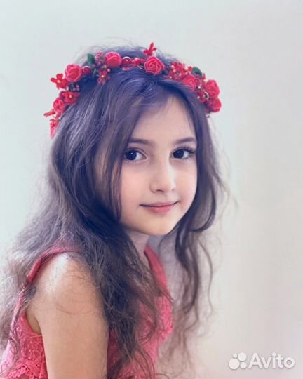 Венок на голову из цветов