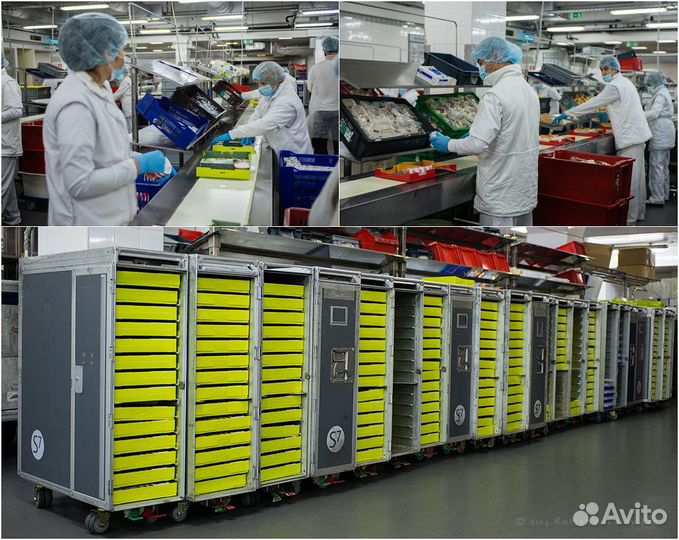 Упаковщик борт питания в аэропорт Шереметьево