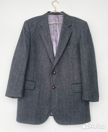 Твидовый пиджак USA 100 шерсть