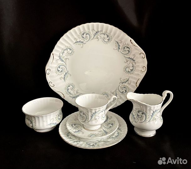 Чайный сервиз костяной фарфор Англия