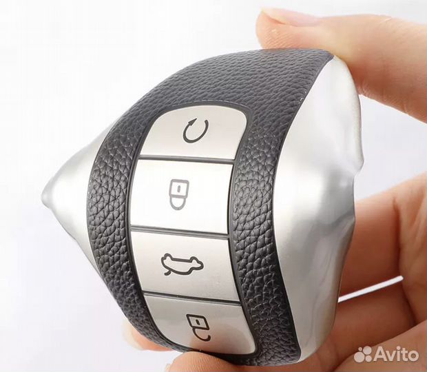 Чехол на ключ Chery Tiggo 7 и 8 Pro Max, Omoda, Jaecoo TPU Silver