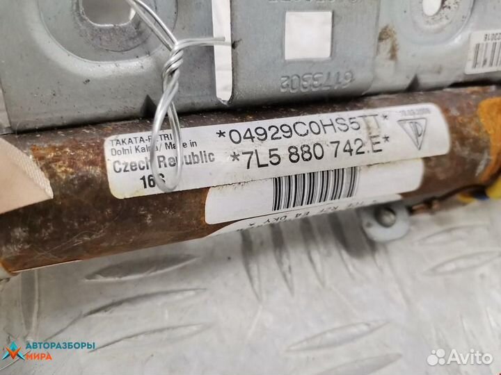 Подушка безопасности боковая (шторка) Porsche 955