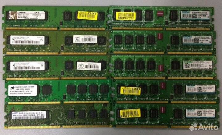 Оперативная память DDR2 - 1 Gb