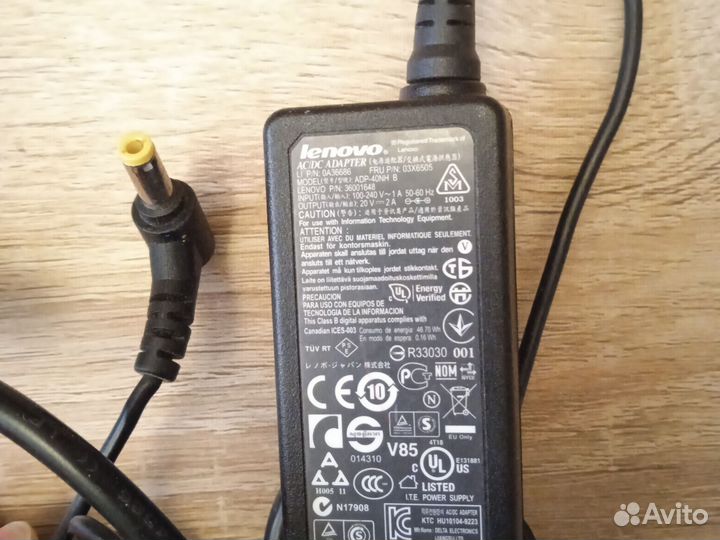 Блок питания Lenovo ADP-40NH