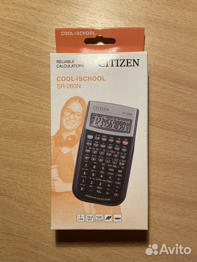 Инженерный калькулятор citzen SR-260N