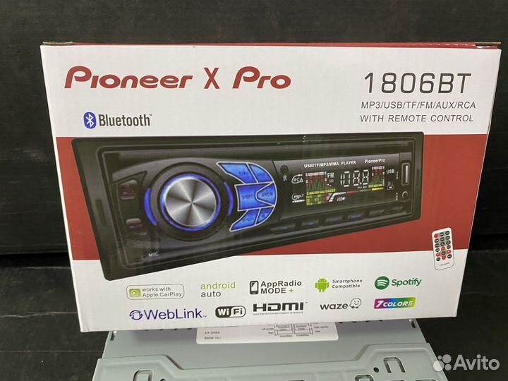 Магнитола pioneer с bluetooth