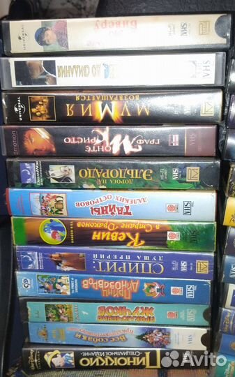 Видеокассеты vhs лицензия мультфильмы и фильмы
