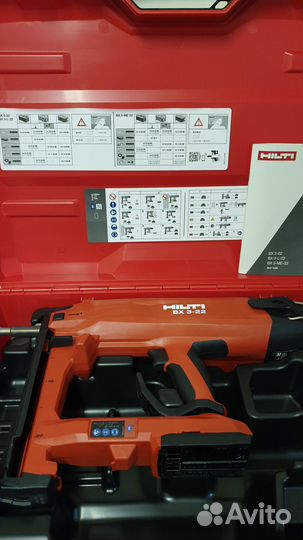 Аккумуляторный монтажный пистолет Hilti BX3-ME-22