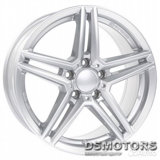 Диски M10 8.0/17 5x108 ET42 d63.4 polar silver