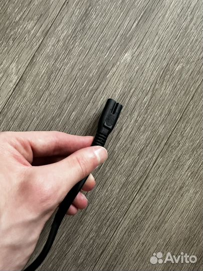 Кабель питания 220V 1.0м, C7- 2-pin, 2x0.75