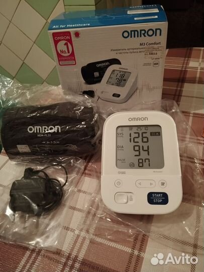 Тонометр Omron M3 Comfort манжета 22-42см