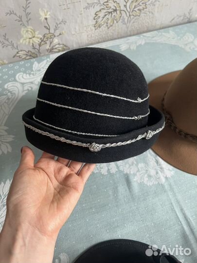 Шляпа фетровая женская
