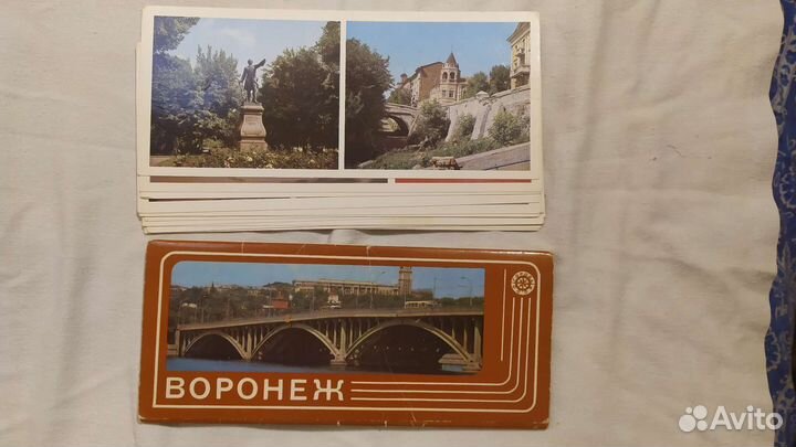 Комплекты открыток с городами СССР