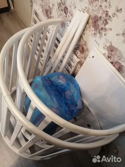 Детская кроватка круглая