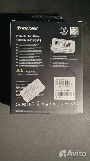 Внешний жесткий диск Transcend StoreJet 25M3S 4TB