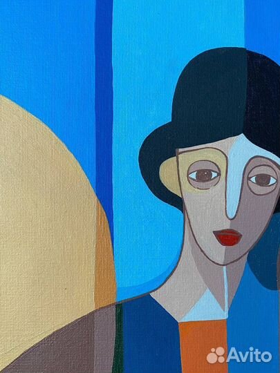 Картина акрилом на холсте