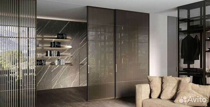 Межкомнатные перегородки из реек