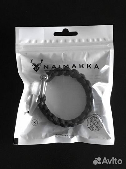 Браслет Naimakka Black Paracord Bracelet