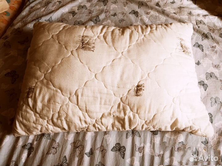 Подушка 50*70 см овечья шерсть