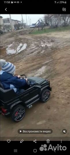 Детская машина на аккумуляторе с пультом