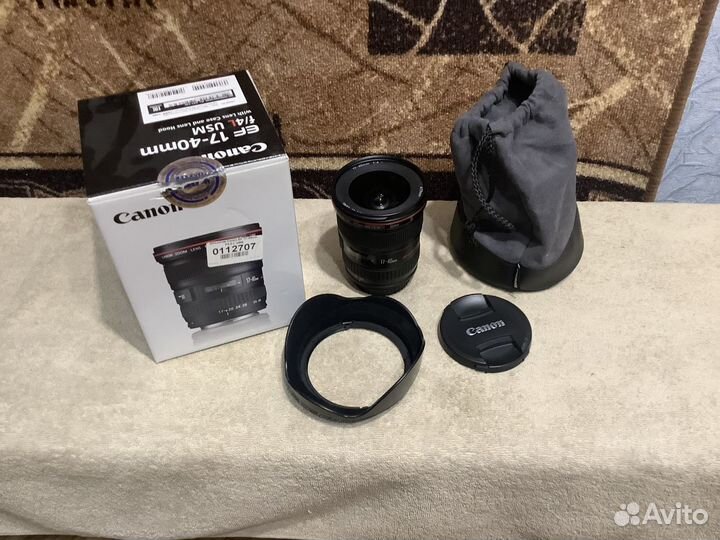 Объектив canon EF 17-40mm f/4L USM